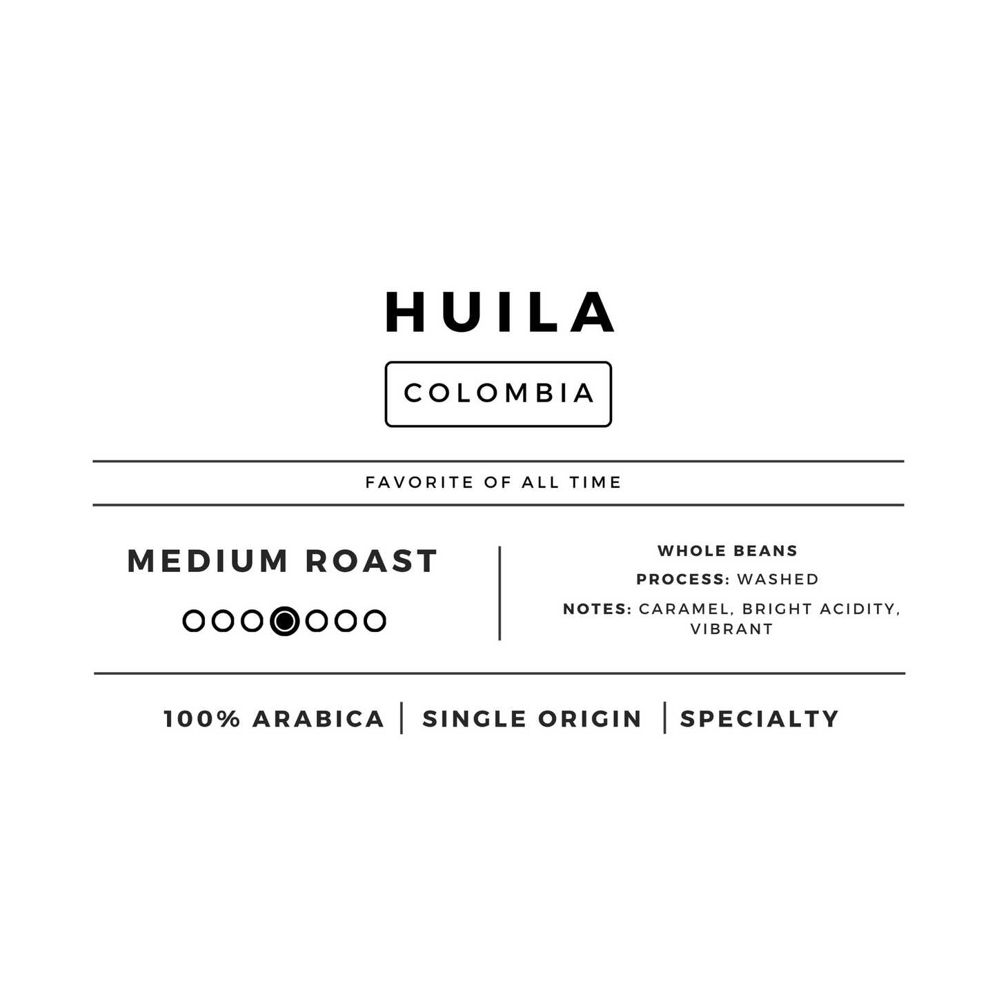 Huila Colombia | Medium - United Beans
