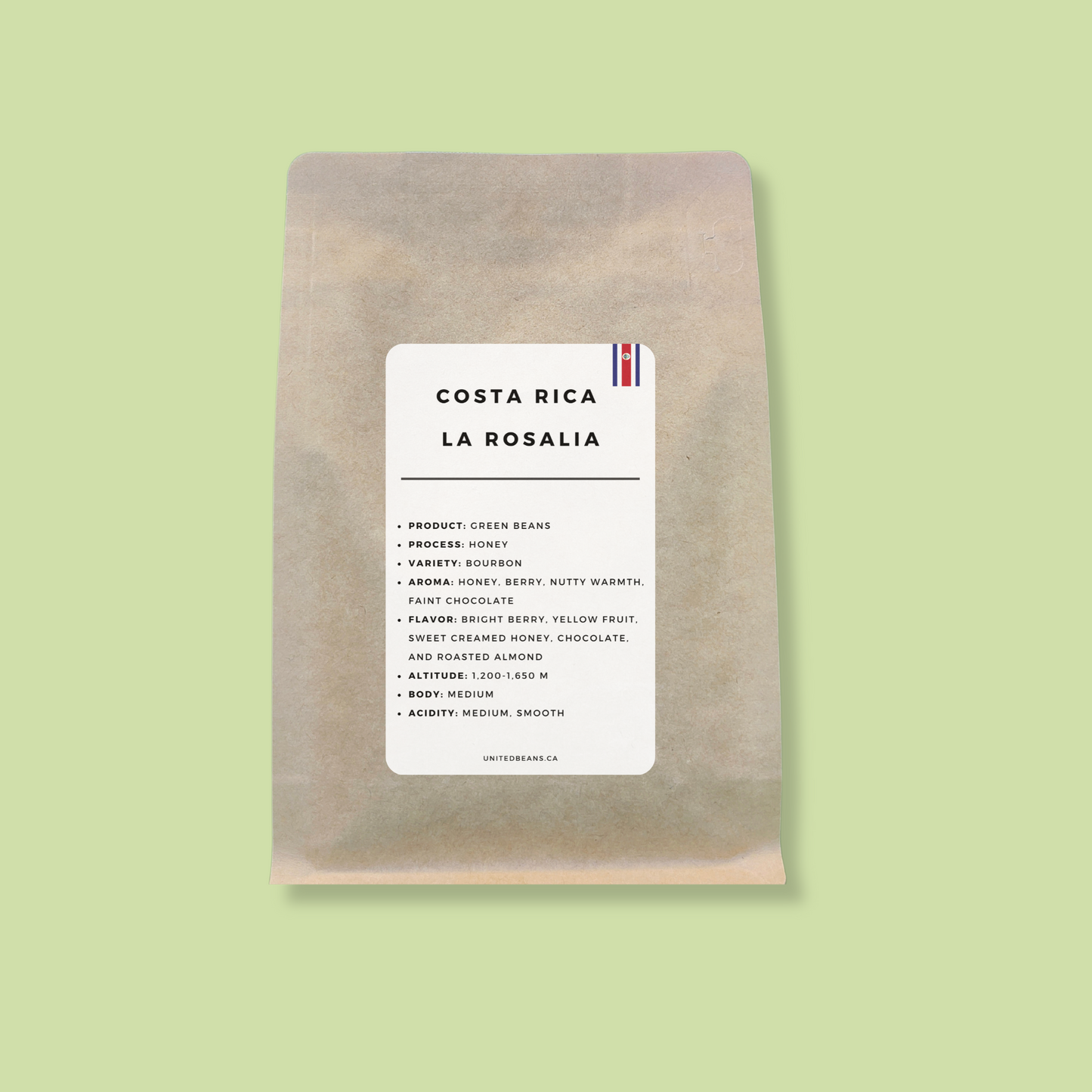 Green Coffee Beans | Costa Rica La Rosalia - United Beans