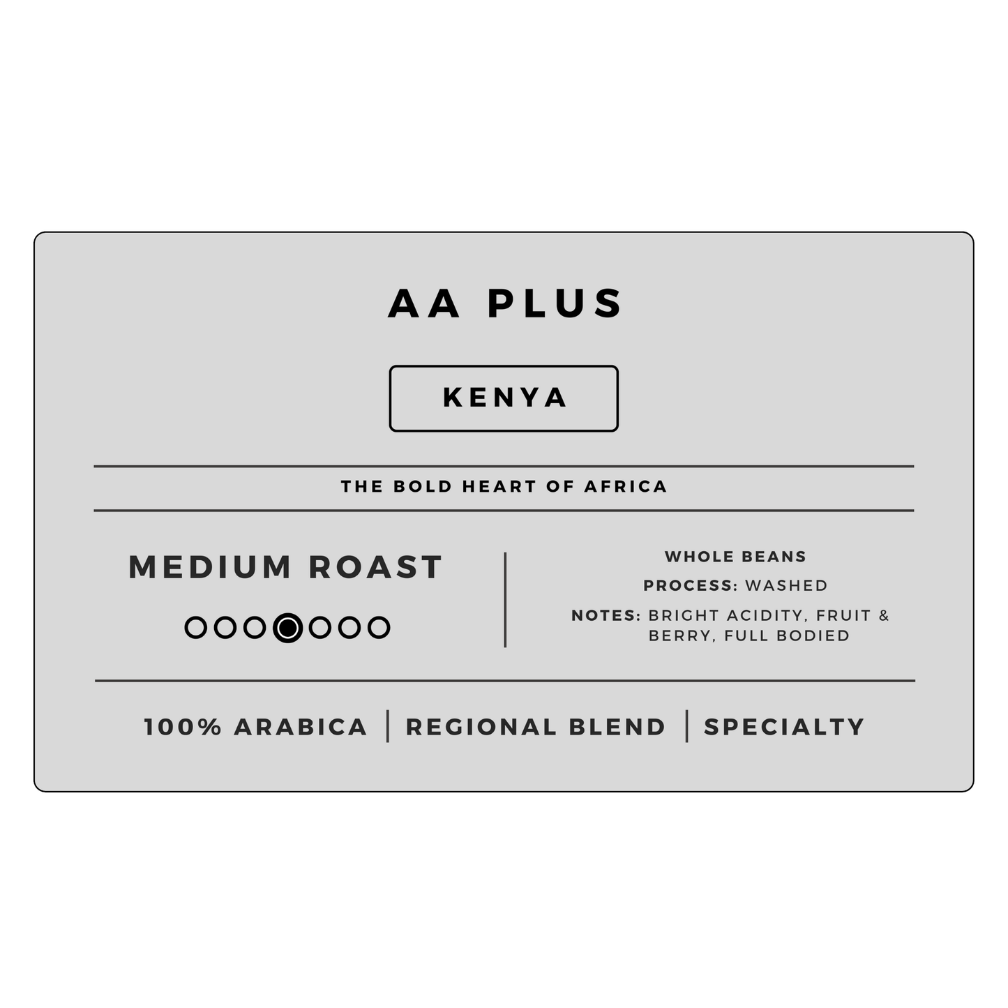 Kenya AA Plus | Medium