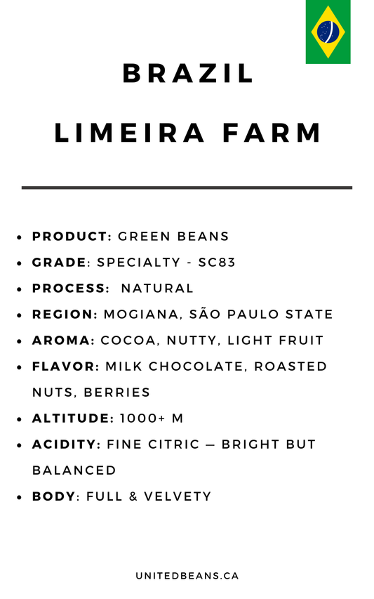 Limeira Farm | Green Coffee Beans from Brazil