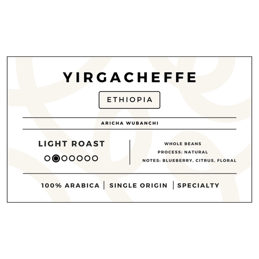 Ethiopian Yirgacheffe Aricha - Light Roast