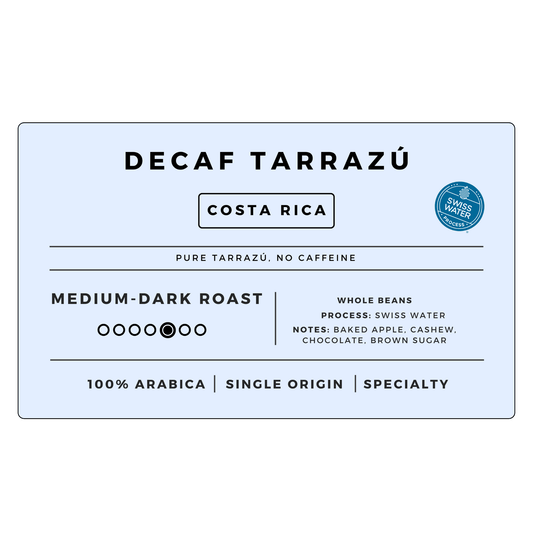 Costa Rica Tarazu | Swiss Water Decaf - United Beans specialty coffee beans in Canada