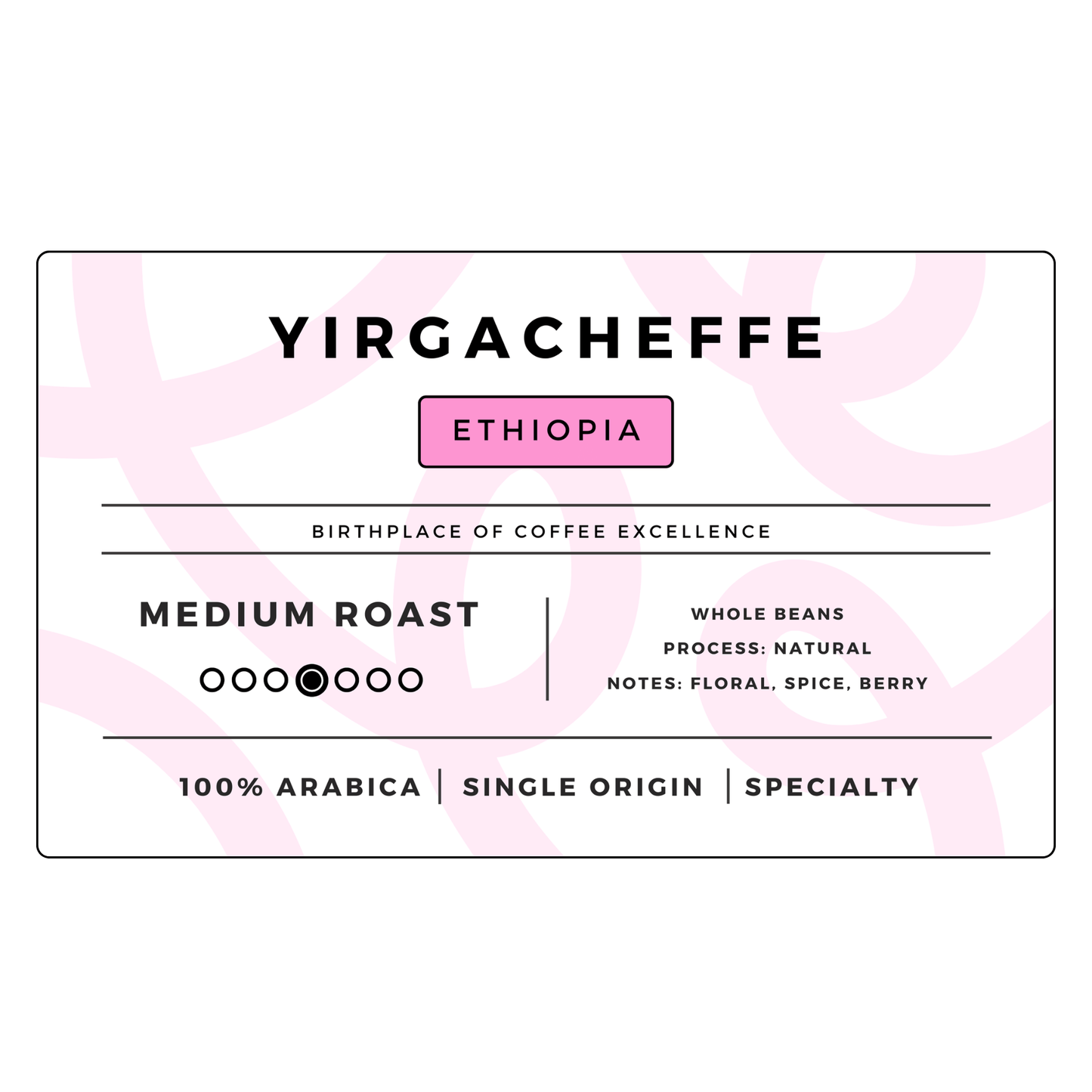 Ethiopian Yirgacheffe Natural | Medium Roast - United Beans specialty coffee beans in Canada