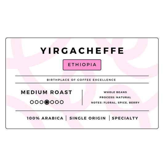 Ethiopian Yirgacheffe Natural | Medium Roast - United Beans specialty coffee beans in Canada