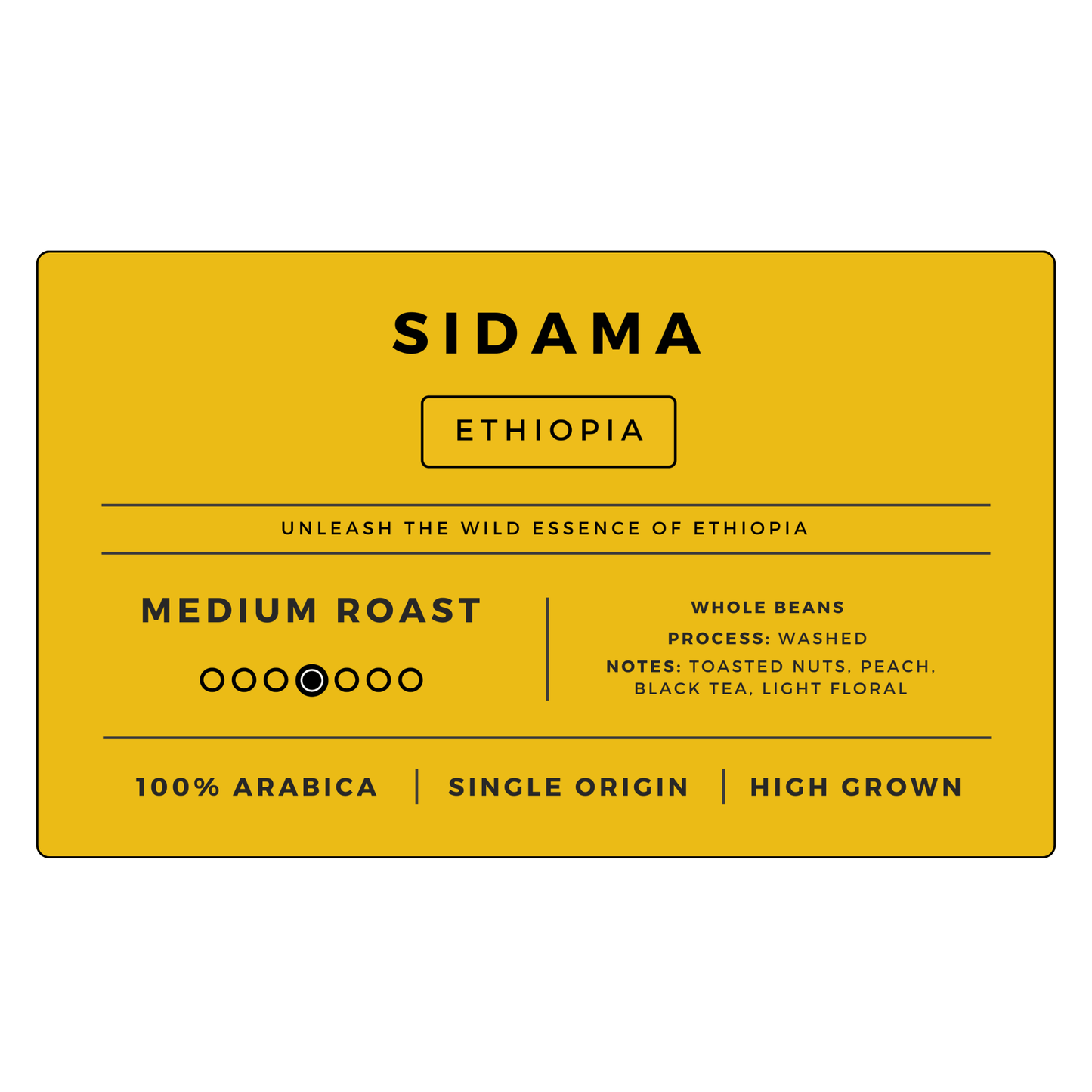 Sidama Ethiopia | Medium Roast - United Beans specialty coffee beans in Canada