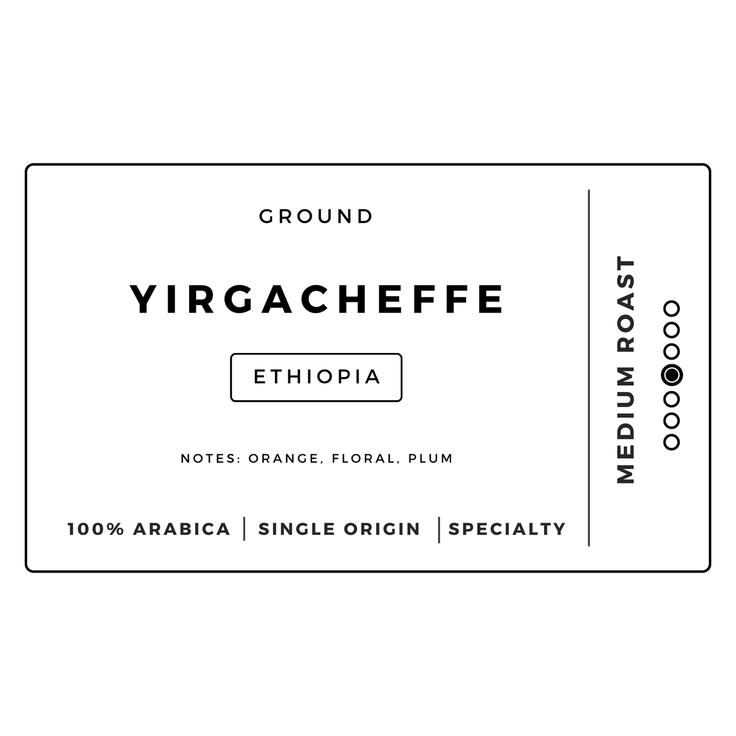 Yirgacheffe Ethiopia | Ground - United Beans specialty coffee beans in Canada