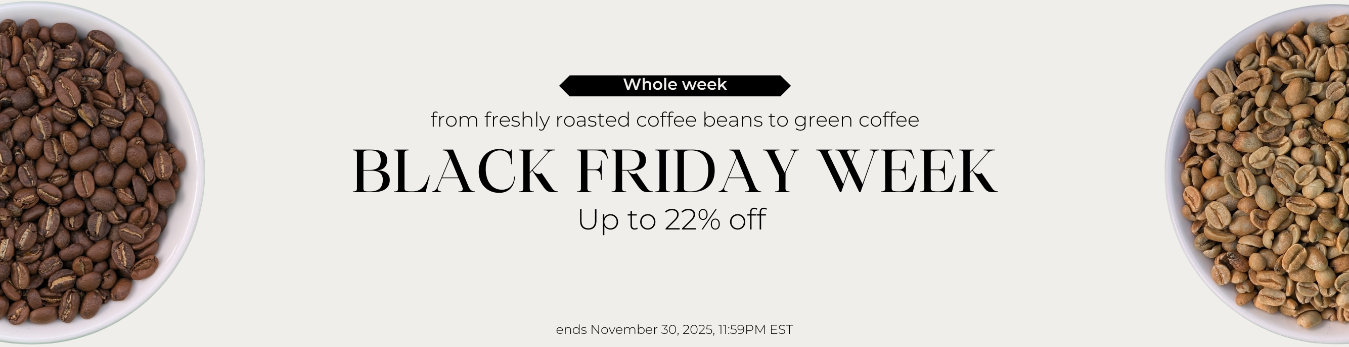 black friday coffee deals found at united beans discounts for green coffee beans
