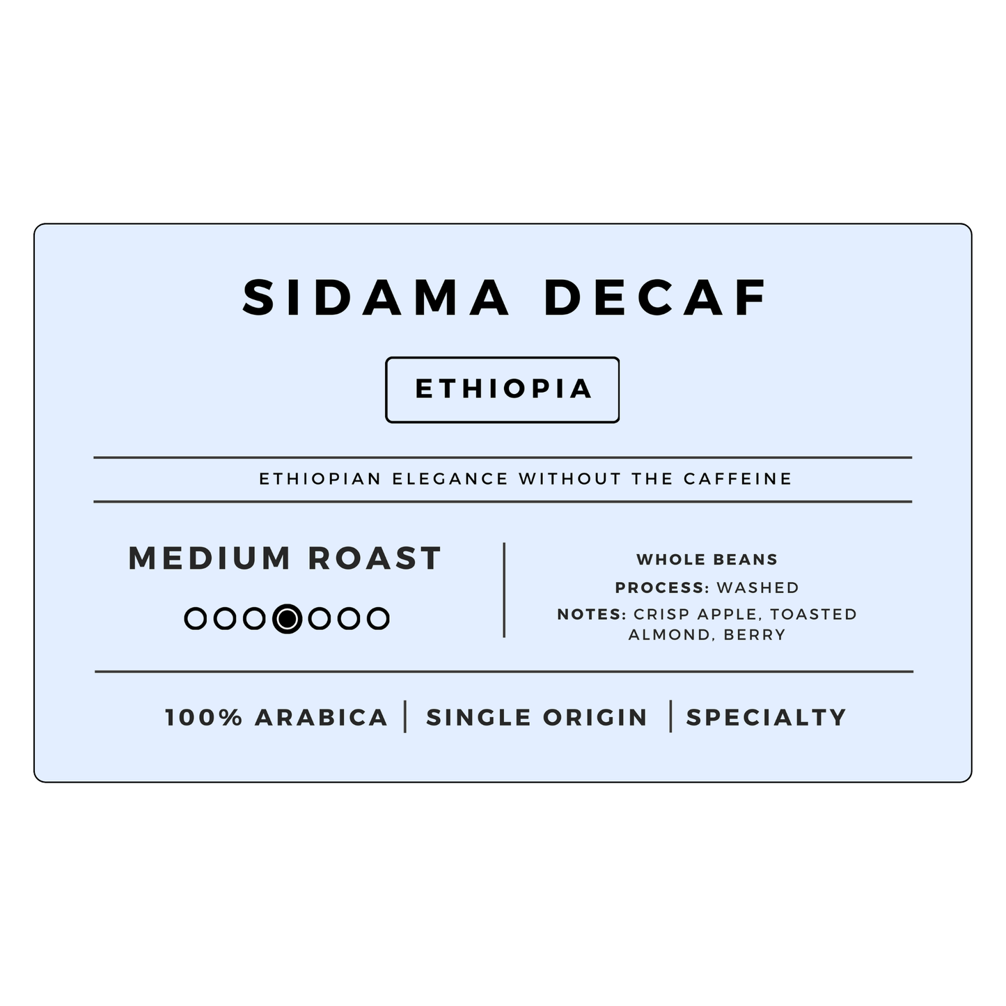 Sidama Ethiopia | Decaf
