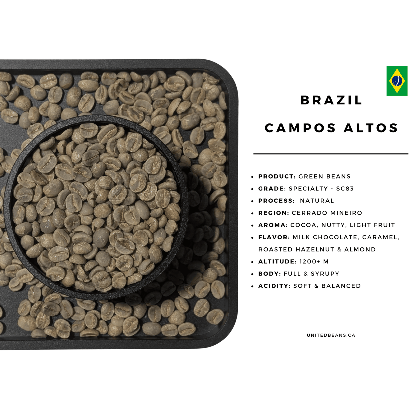 Brazil Campos Altos | Green Coffee Beans