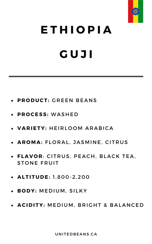 Green Coffee Beans | Ethiopia Guji