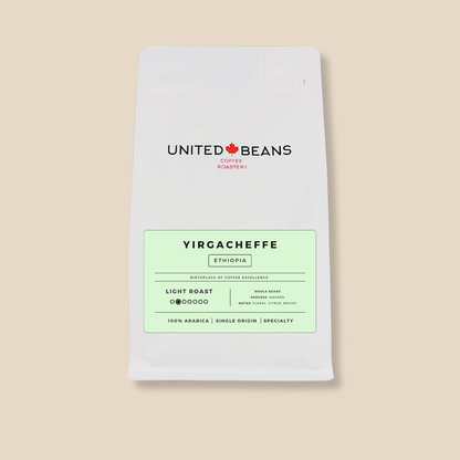 <img src="ethiopia-yirgacheffe-light-roast.png" alt="Ethiopia Yirgacheffe light roast coffee beans – floral, citrus, and bright 300g bag">