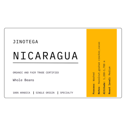 Nicaragua Jinotega Organic | Medium