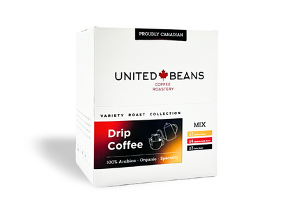 single use organic drip coffee - mix