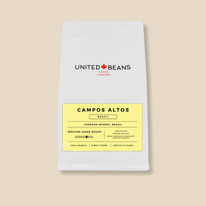 Campos Altos Brazil | Medium - Dark Roast - United Beans specialty coffee beans in Canada