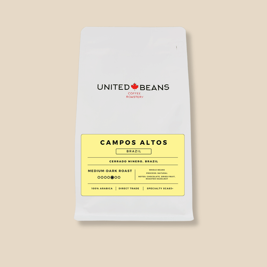 Campos Altos Brazil | Medium - Dark Roast - United Beans specialty coffee beans in Canada