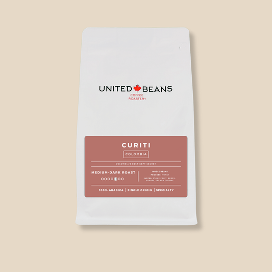 Colombia Curiti Honey | Medium - Dark - United Beans specialty coffee beans in Canada