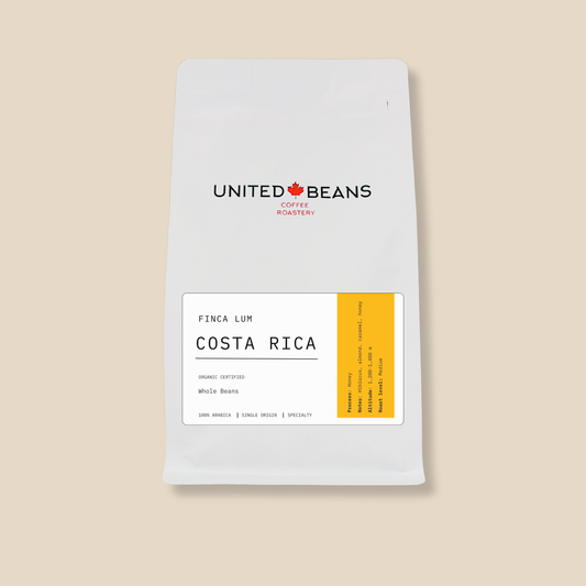 Costa Rica Lum Farm Organic| Medium - United Beans specialty coffee beans in Canada