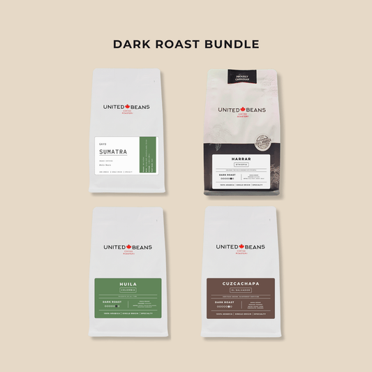 Dark Roast Coffee Bundle | 4 bags - United Beans specialty coffee beans in Canada