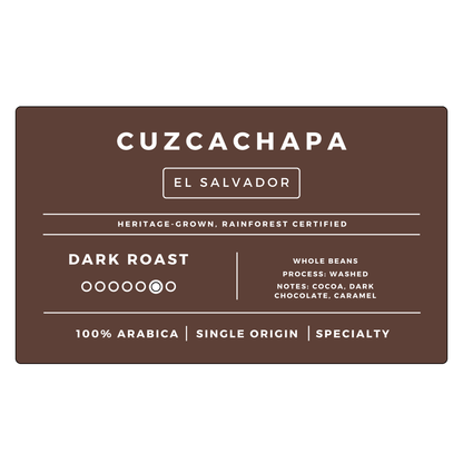 El Salvador Cuzcachapa | Dark - United Beans specialty coffee beans in Canada