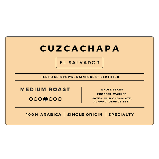 El Salvador Cuzcachapa | Medium - United Beans specialty coffee beans in Canada