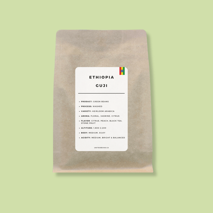 Ethiopian Guji Green Coffee Beans - United Beans specialty coffee beans in Canada