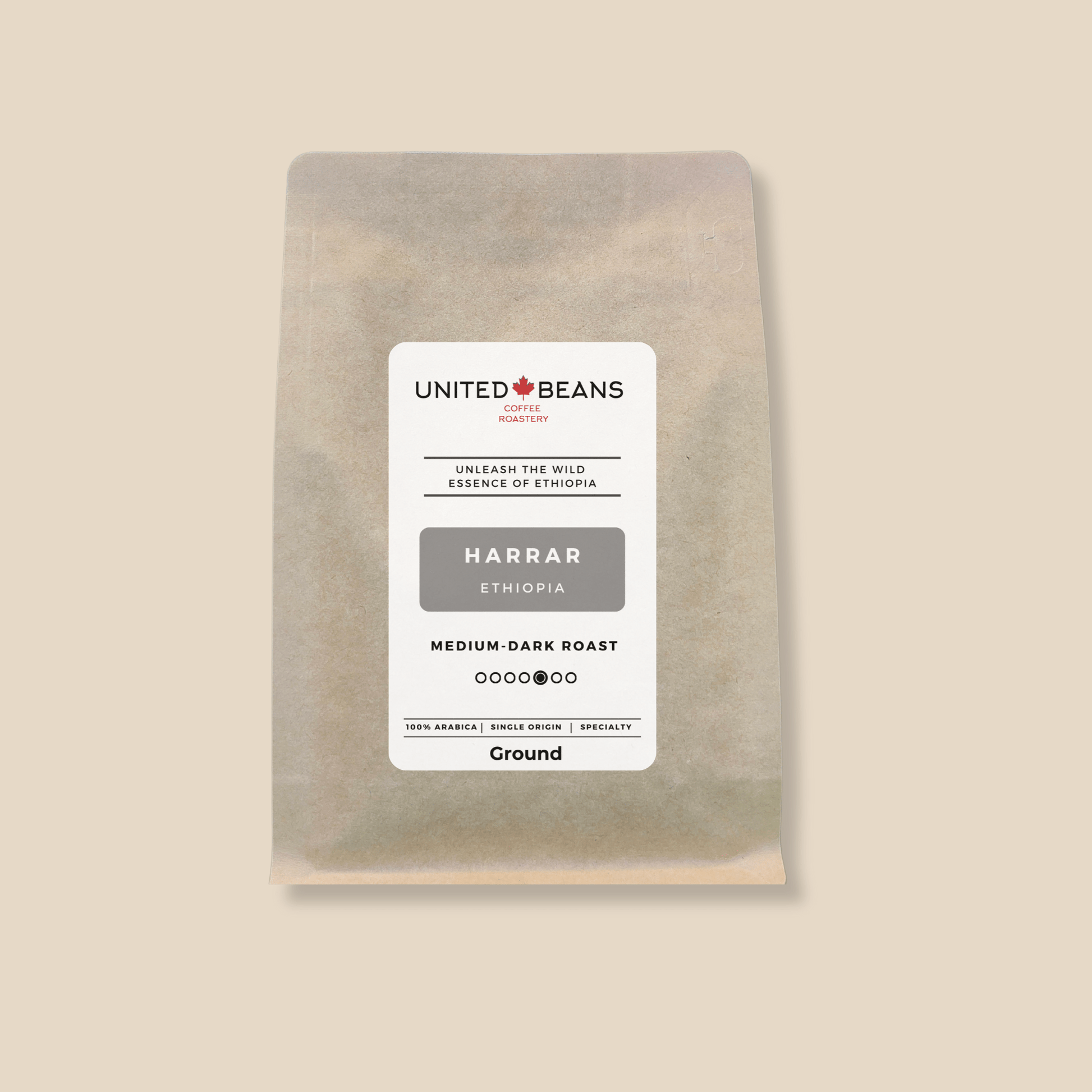 Ethiopian Harrar | Ground - United Beans specialty coffee beans in Canada