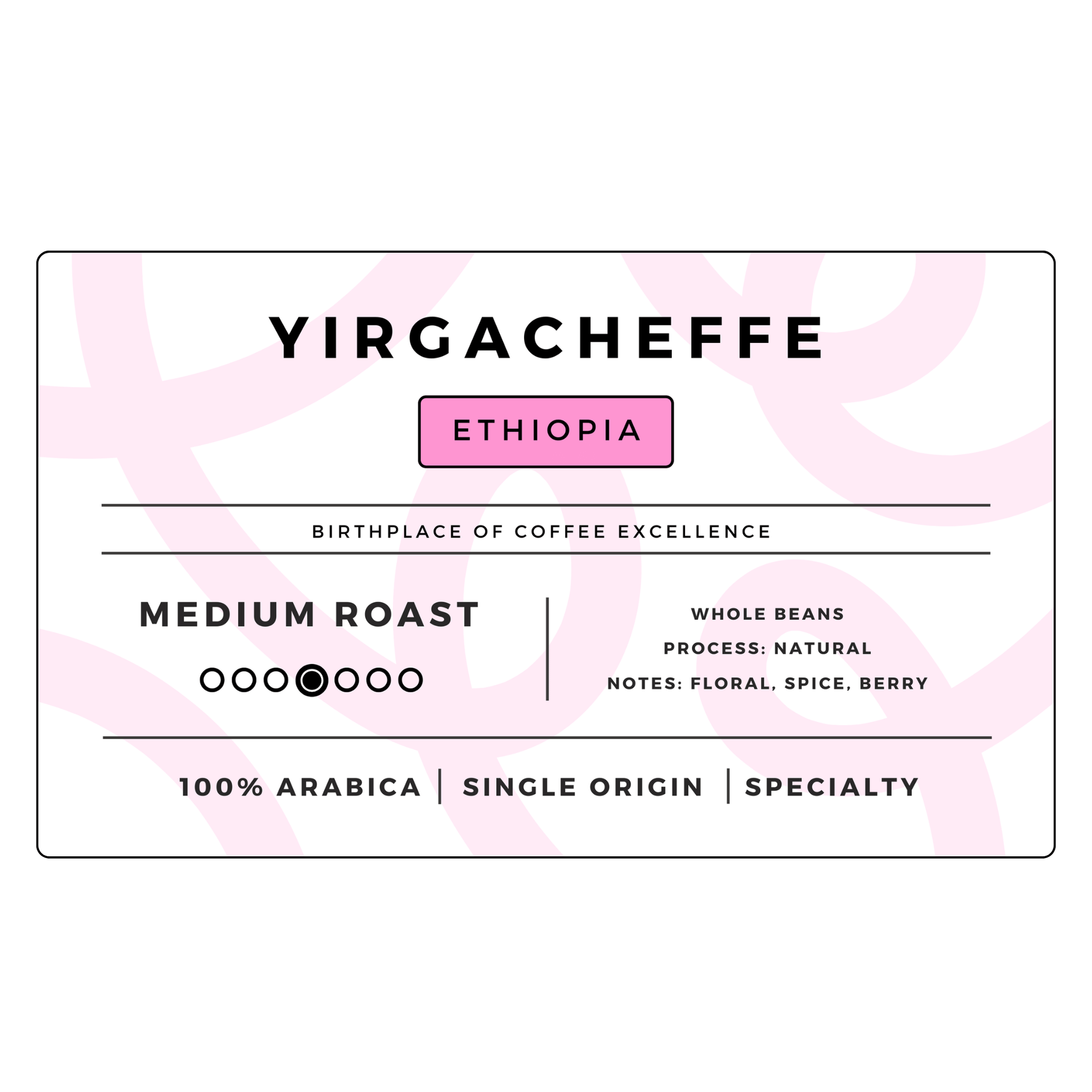 Ethiopian Yirgacheffe Natural | Medium Roast - United Beans specialty coffee beans in Canada