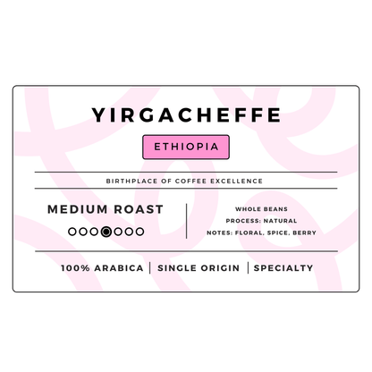 Ethiopian Yirgacheffe Natural | Medium Roast - United Beans specialty coffee beans in Canada
