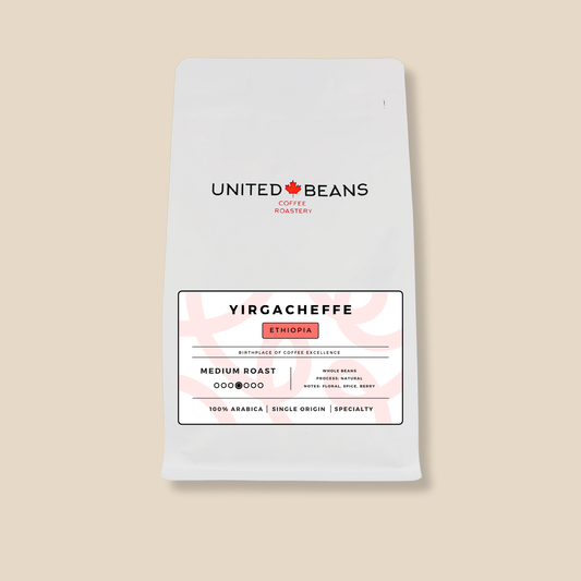Ethiopian Yirgacheffe Natural | Medium Roast - United Beans specialty coffee beans in Canada