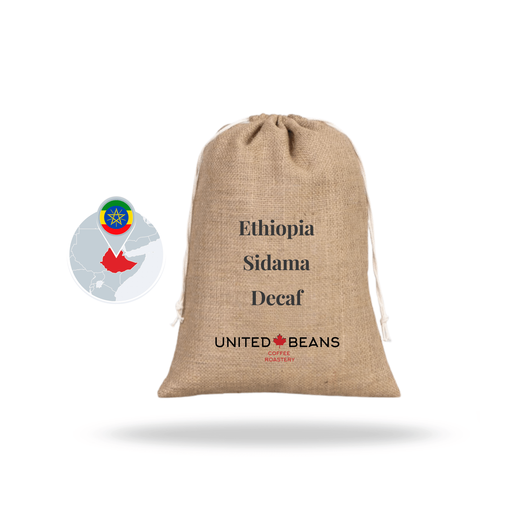 Green Coffee Beans | Ethiopia Sidama Decaf - United Beans specialty coffee beans in Canada