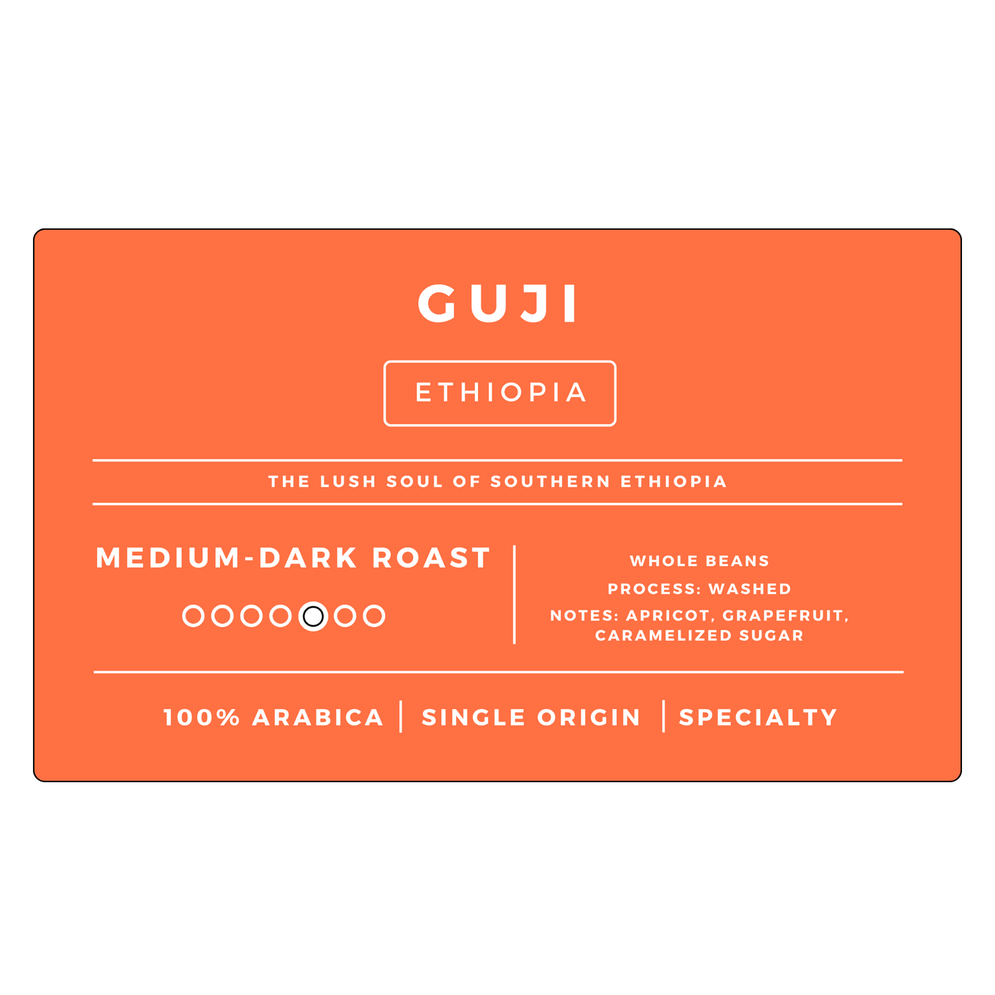 Guji Ethiopia | Medium - Dark Roast - United Beans specialty coffee beans in Canada