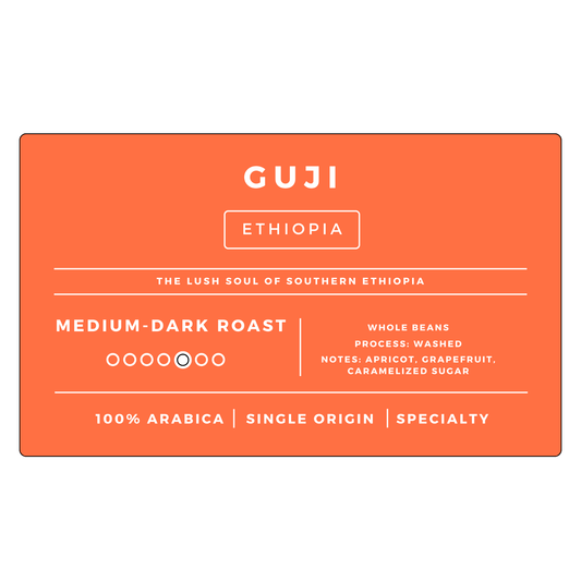 Guji Ethiopia | Medium - Dark Roast - United Beans specialty coffee beans in Canada