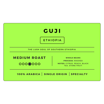 Guji Ethiopia | Medium Roast - United Beans specialty coffee beans in Canada
