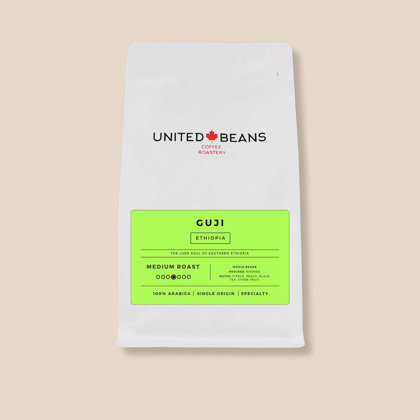 Guji Ethiopia | Medium Roast - United Beans specialty coffee beans in Canada