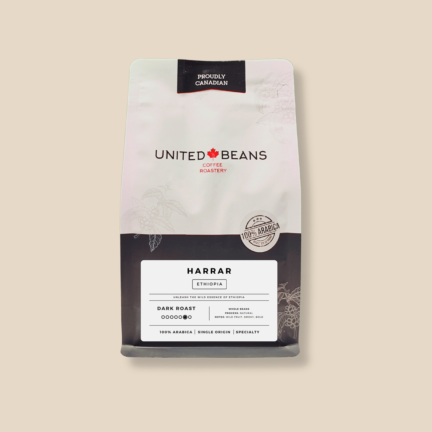 Harrar Ethiopia | Dark - United Beans specialty coffee beans in Canada