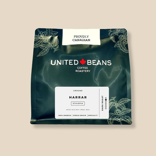 Harrar Ethiopia | Ground Dark - United Beans specialty coffee beans in Canada