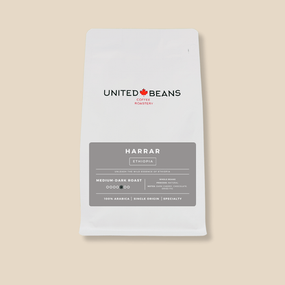 Harrar Ethiopia | Medium - Dark - United Beans specialty coffee beans in Canada