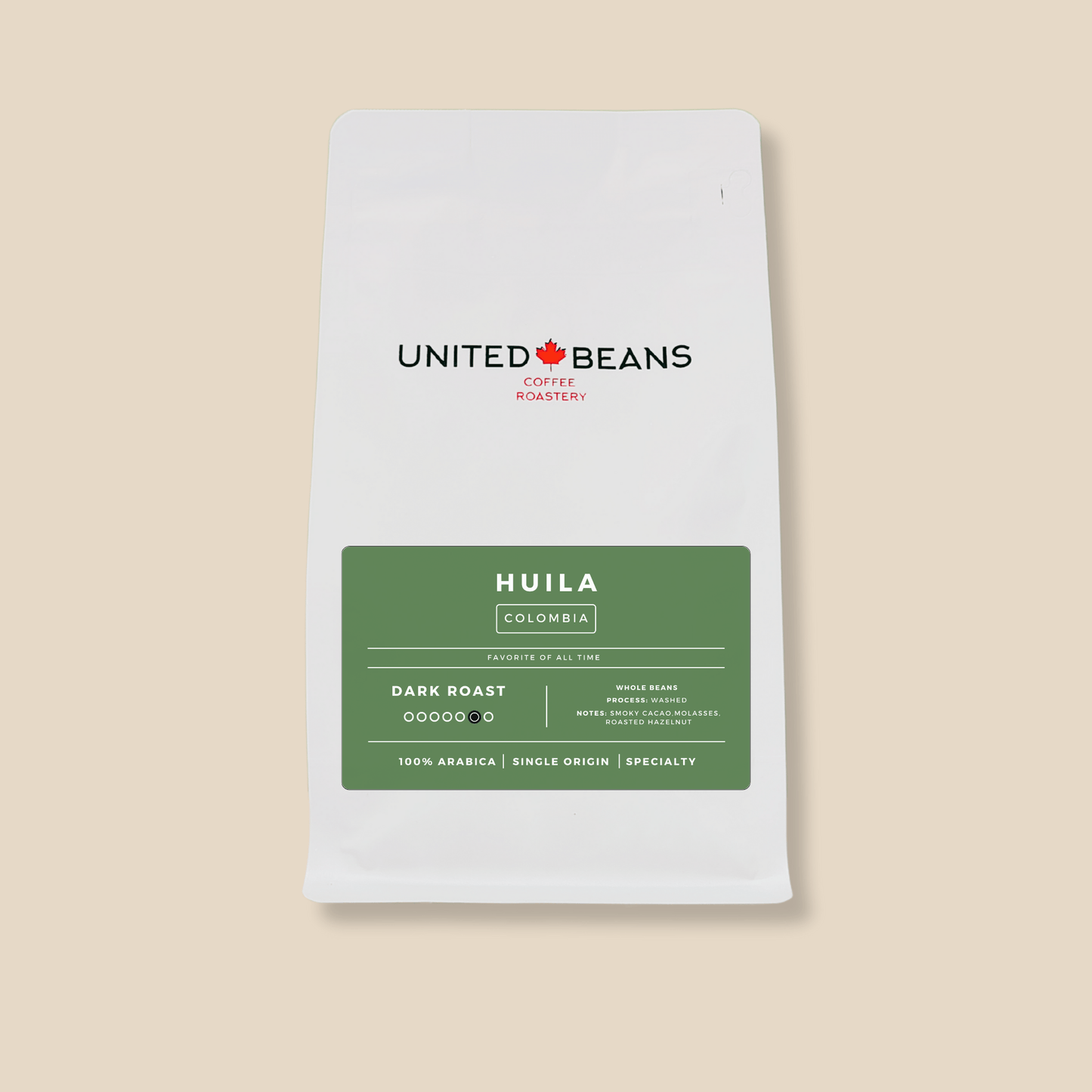 Huila Colombia | Dark - United Beans specialty coffee beans in Canada