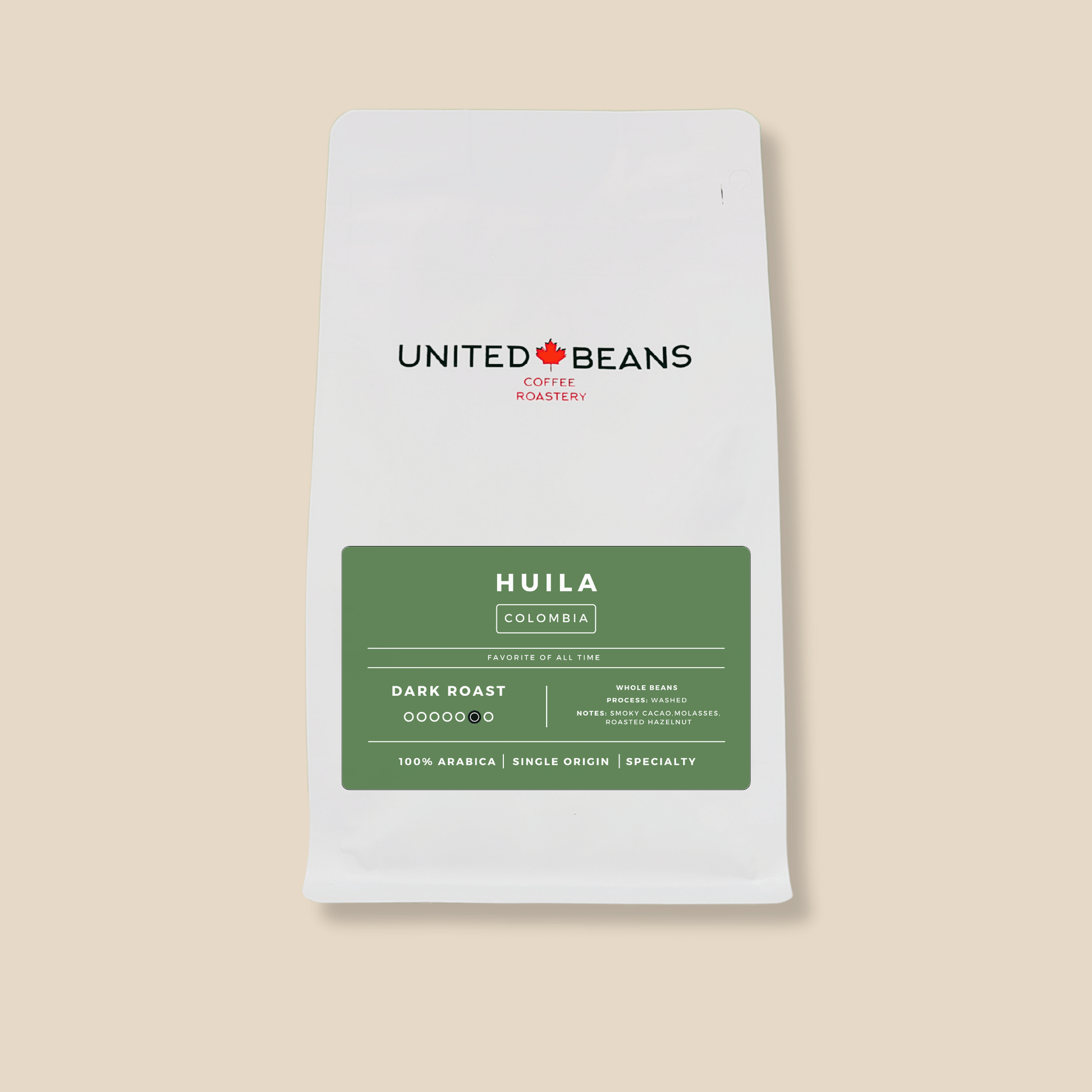 Huila Colombia | Dark - United Beans specialty coffee beans in Canada