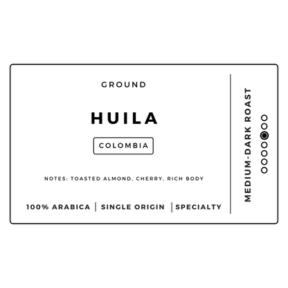 Huila Colombia | Ground - United Beans specialty coffee beans in Canada