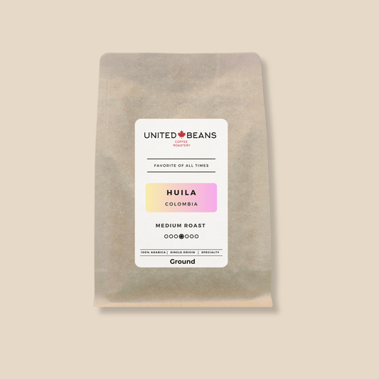 Huila Colombia | Ground Medium - United Beans specialty coffee beans in Canada