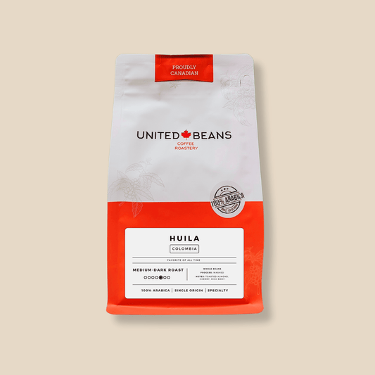 Huila Colombia | Medium - Dark - United Beans specialty coffee beans in Canada