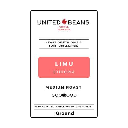 Limu Ethiopia | Ground Medium - United Beans specialty coffee beans in Canada