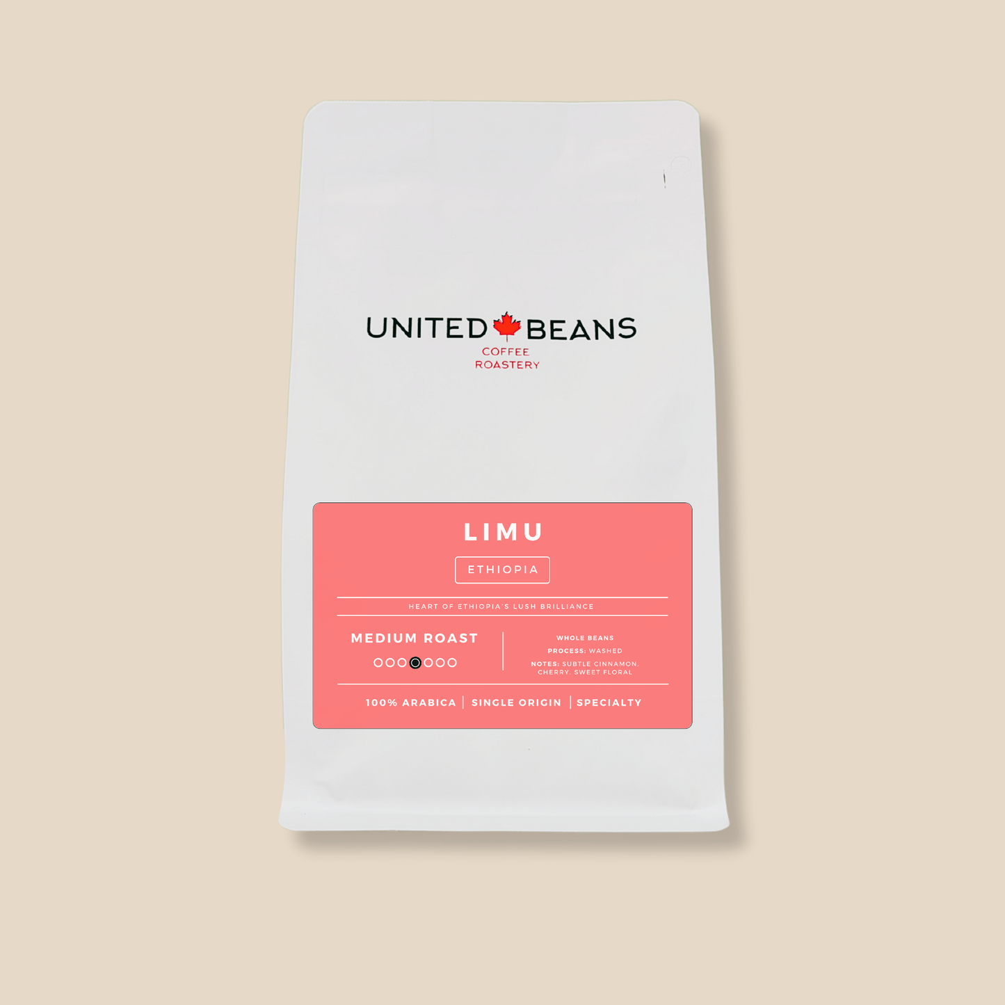 Limu Ethiopia | Medium Roast - United Beans specialty coffee beans in Canada