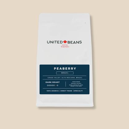 Peaberry Brazil | Dark Roast - United Beans specialty coffee beans in Canada