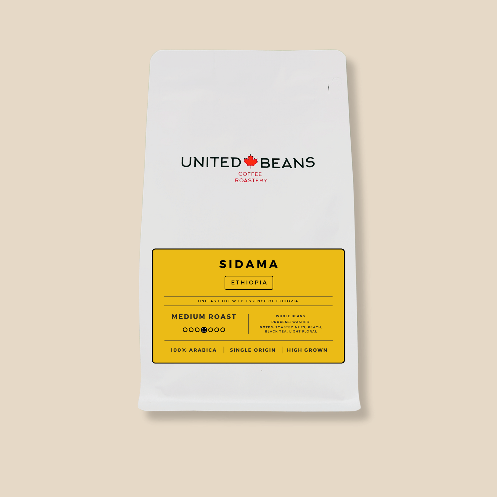 Sidama Ethiopia | Medium Roast - United Beans specialty coffee beans in Canada